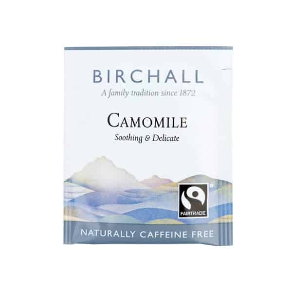Birchall Camomile Fairtrade Tag + Envelope Teabags  (x 25)